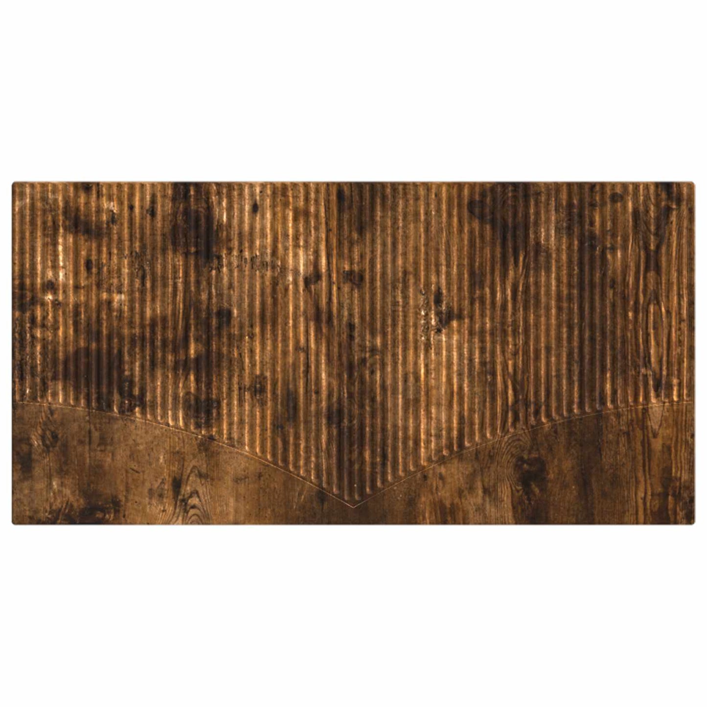 vidaXL Wall-Mounted Headboard HOORN Smoked Oak Engineered Wood 3