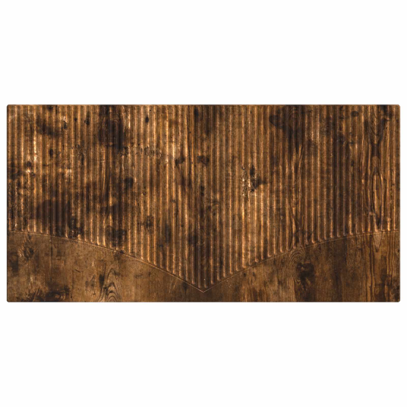 vidaXL Wall-Mounted Headboard HOORN Smoked Oak Engineered Wood 3