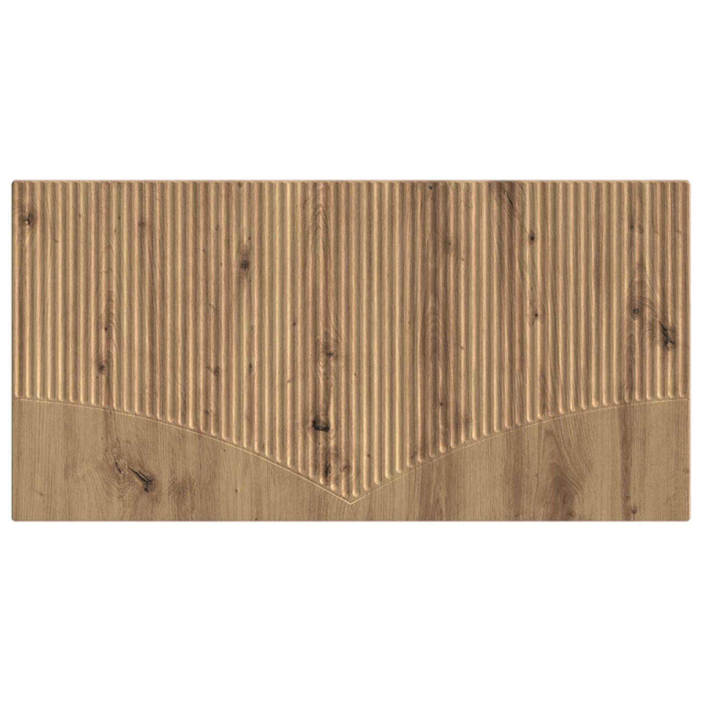 vidaXL Wall-Mounted Headboard HOORN Artisan Oak Engineered Wood 3