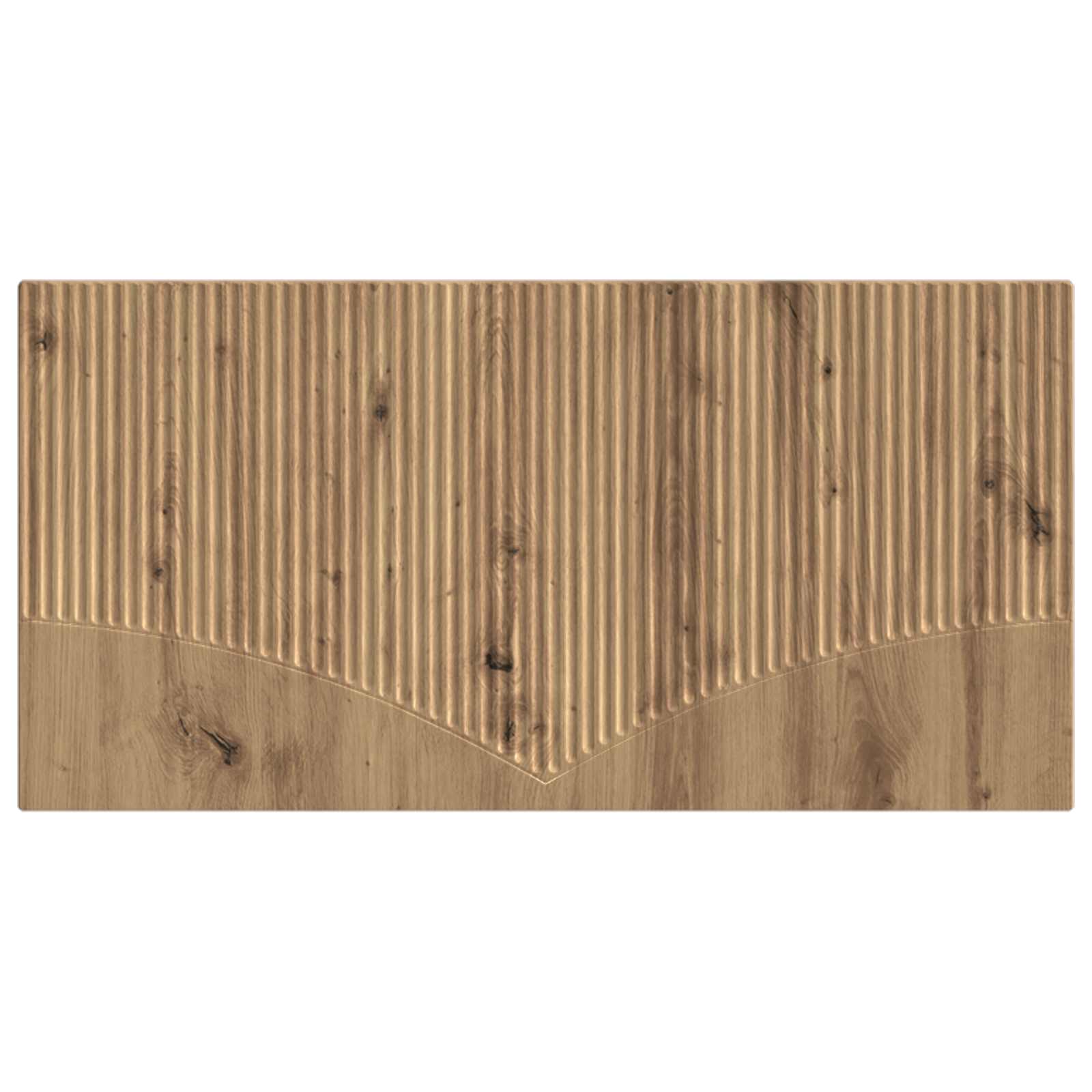 vidaXL Wall-Mounted Headboard HOORN Artisan Oak Engineered Wood 3