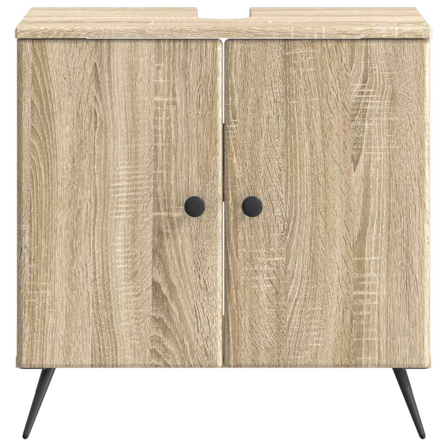 vidaXL Bathroom Sink Cabinet BREDA Sonoma Oak 59.5 x 31.5x 59 cm 4