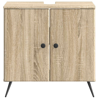 vidaXL Bathroom Sink Cabinet BREDA Sonoma Oak 59.5 x 31.5x 59 cm 4