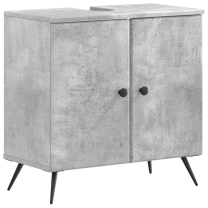 vidaXL Bathroom Sink Cabinet BREDA Concrete Grey 59.5 x 31.5x 59 cm 2