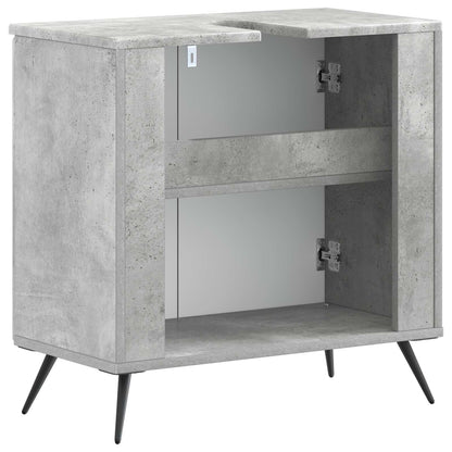 vidaXL Bathroom Sink Cabinet BREDA Concrete Grey 59.5 x 31.5x 59 cm 6