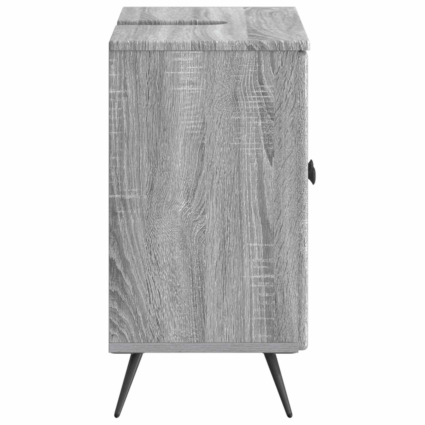 vidaXL Bathroom Sink Cabinet BREDA Grey Sonoma 59.5 x 31.5x 59 cm 5