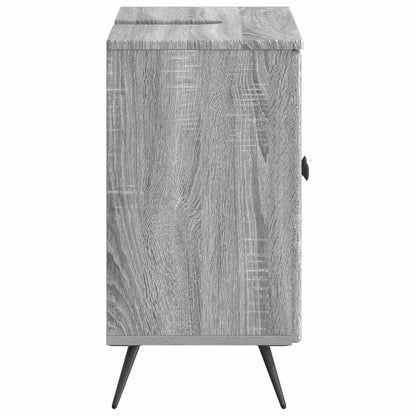 vidaXL Bathroom Sink Cabinet BREDA Grey Sonoma 59.5 x 31.5x 59 cm 5