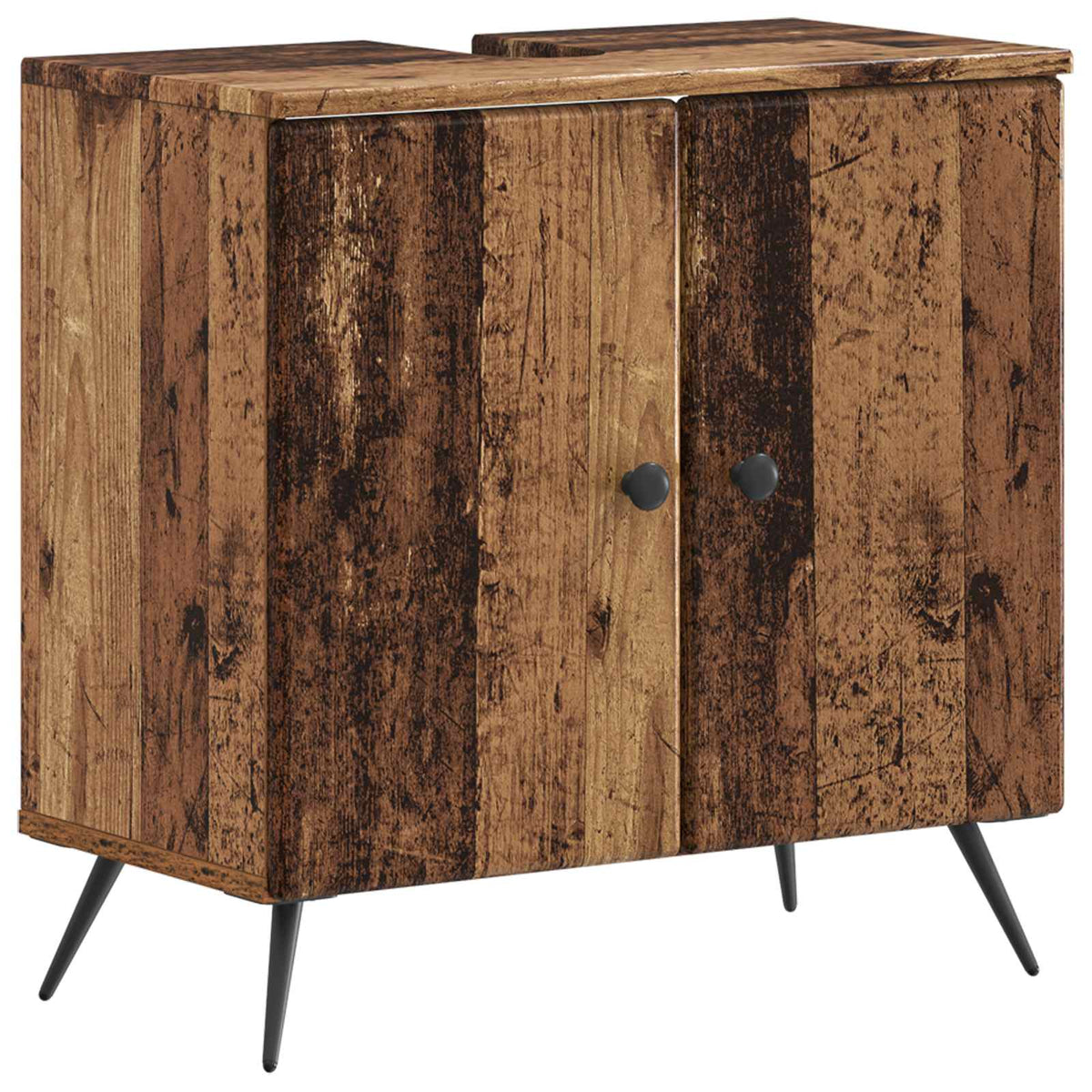 Bathroom Sink Cabinet BREDA 59.5 x 31.5x 59 cm Old wood