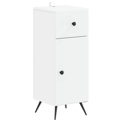 vidaXL Bathroom Storage Cainet BREDA White 30 x 31 x 80 cm 2