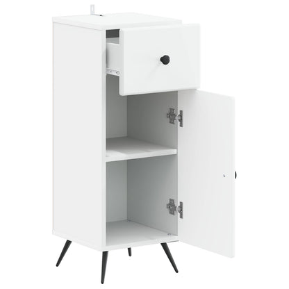 vidaXL Bathroom Storage Cainet BREDA White 30 x 31 x 80 cm 3