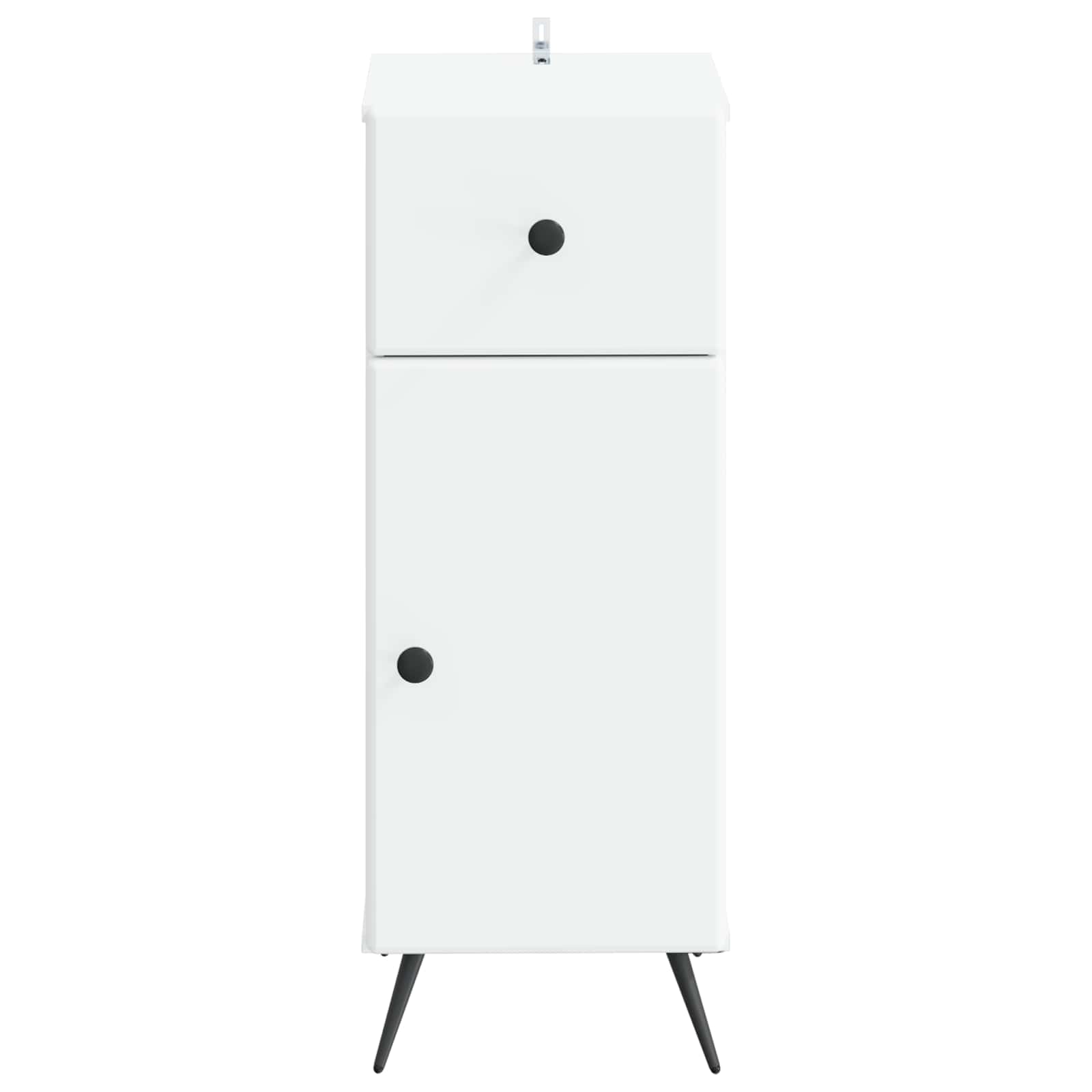 vidaXL Bathroom Storage Cainet BREDA White 30 x 31 x 80 cm 4