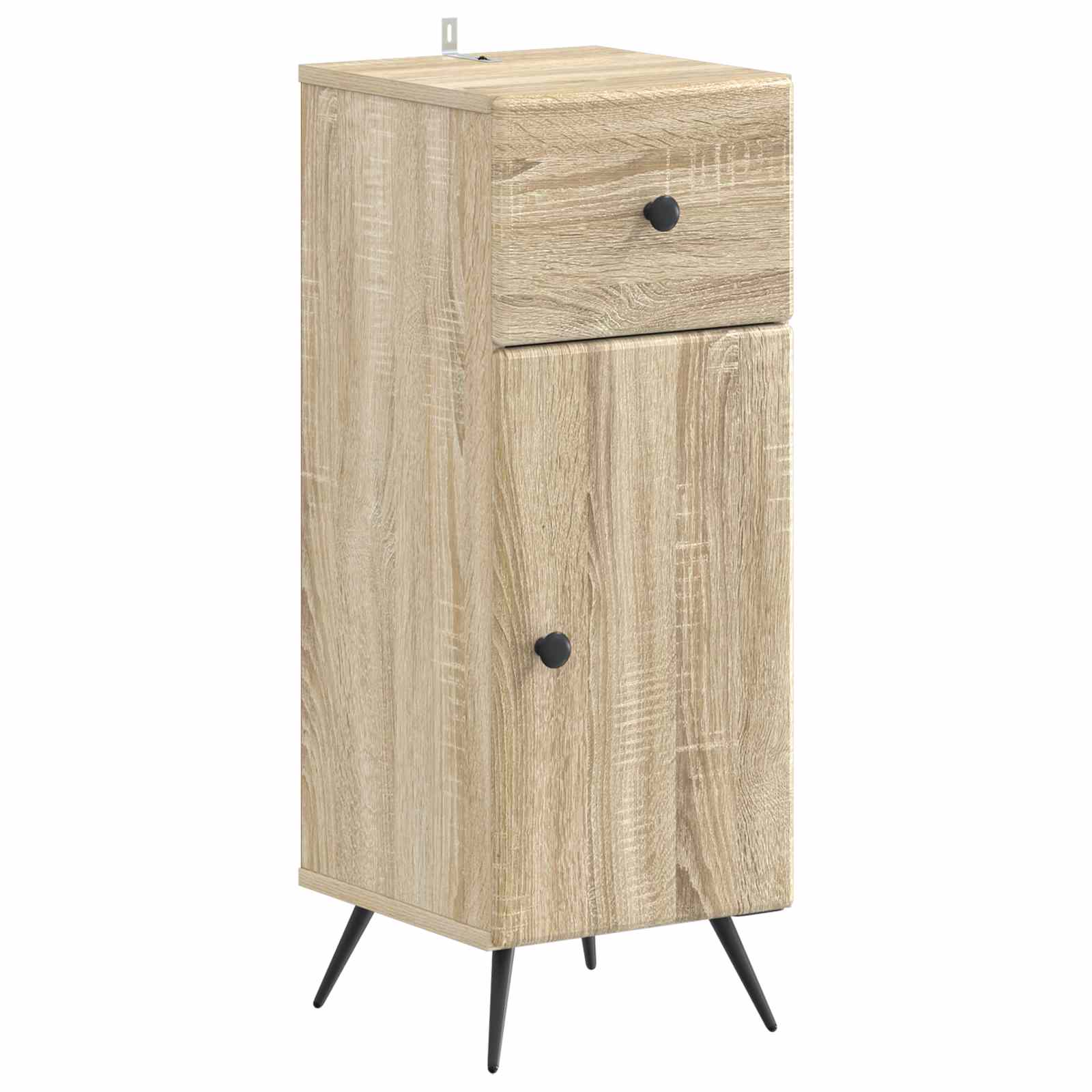 vidaXL Bathroom Storage Cainet BREDA Sonoma Oak 30 x 31 x 80 cm 2