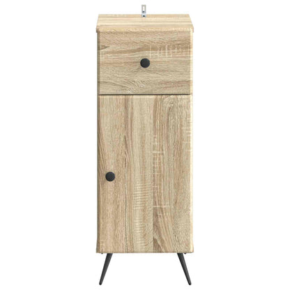 vidaXL Bathroom Storage Cainet BREDA Sonoma Oak 30 x 31 x 80 cm 4