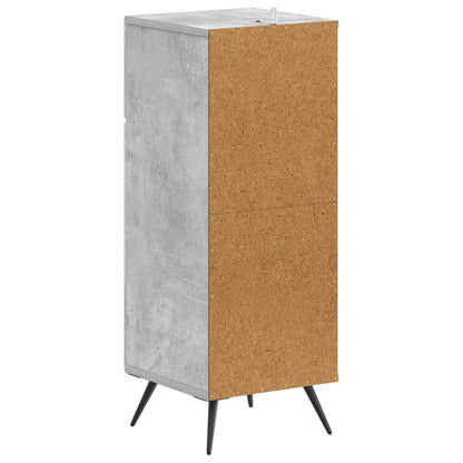 vidaXL Bathroom Storage Cainet BREDA Concrete Grey 30 x 31 x 80 cm 6