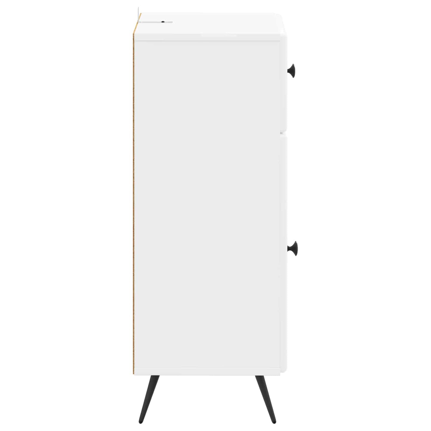 vidaXL Bathroom Storage Cainet BREDA High Gloss White 30 x 31 x 80 cm 5