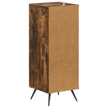 vidaXL Bathroom Storage Cainet BREDA Smoked Oak 30 x 31 x 80 cm 6