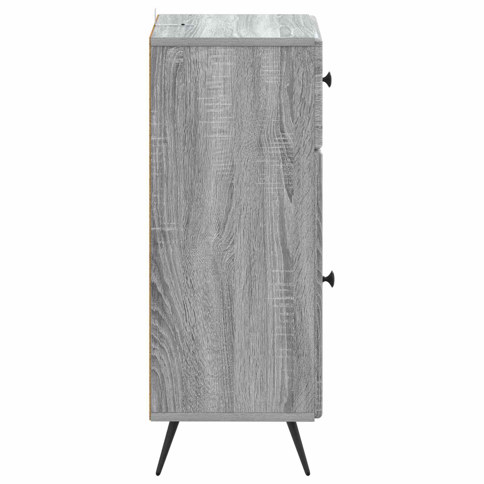 vidaXL Bathroom Storage Cainet BREDA Grey Sonoma 30 x 31 x 80 cm 5