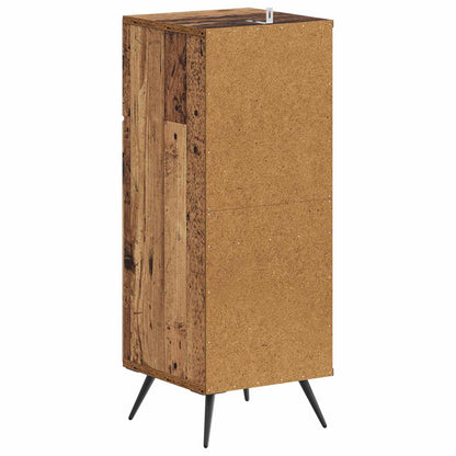 vidaXL Bathroom Storage Cainet BREDA Old Wood 30 x 31 x 80 cm 6