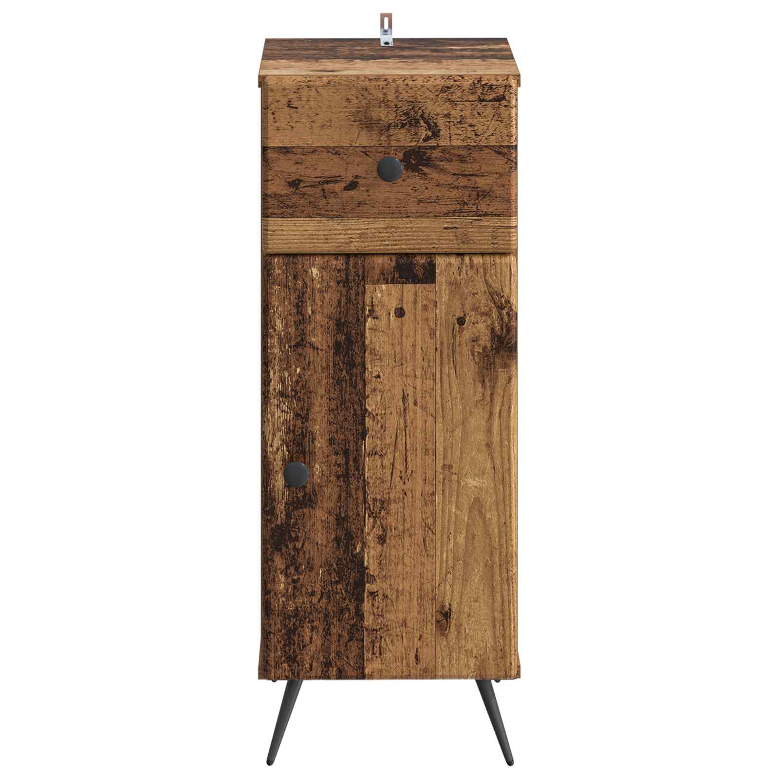vidaXL Bathroom Storage Cainet BREDA Old Wood 30 x 31 x 80 cm 4