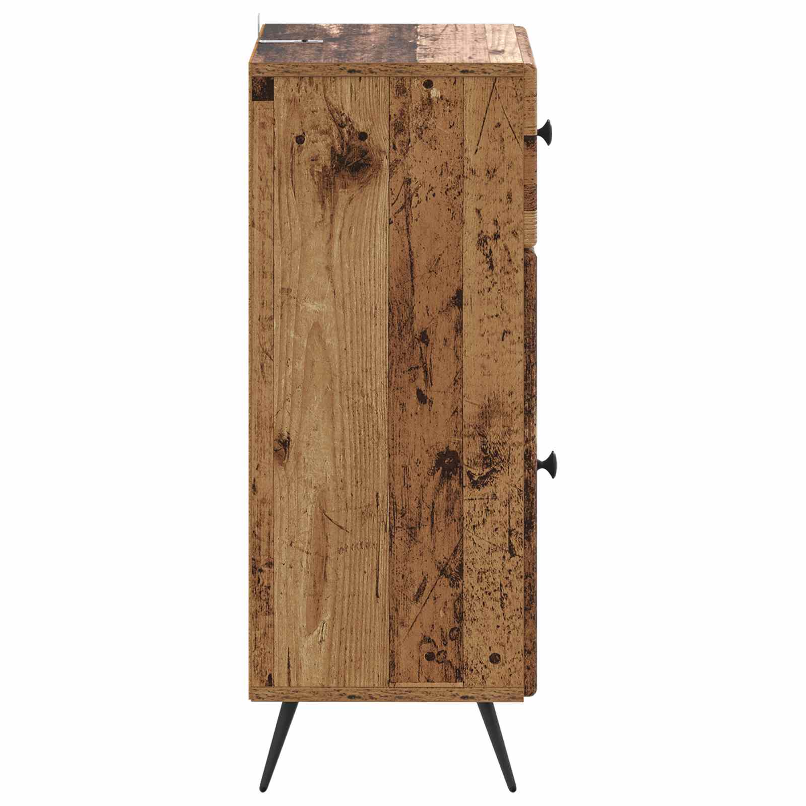 vidaXL Bathroom Storage Cainet BREDA Old Wood 30 x 31 x 80 cm 5