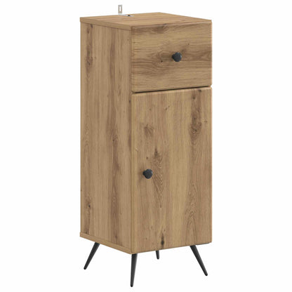 vidaXL Bathroom Storage Cainet BREDA Artisan Oak 30 x 31 x 80 cm 2