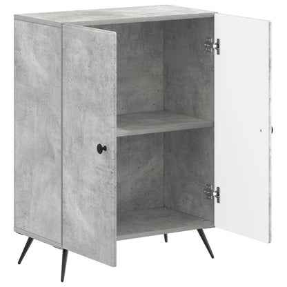 vidaXL Bathroom Storage Cainet BREDA Concrete Grey 59.5 x 31 x 80 cm 3