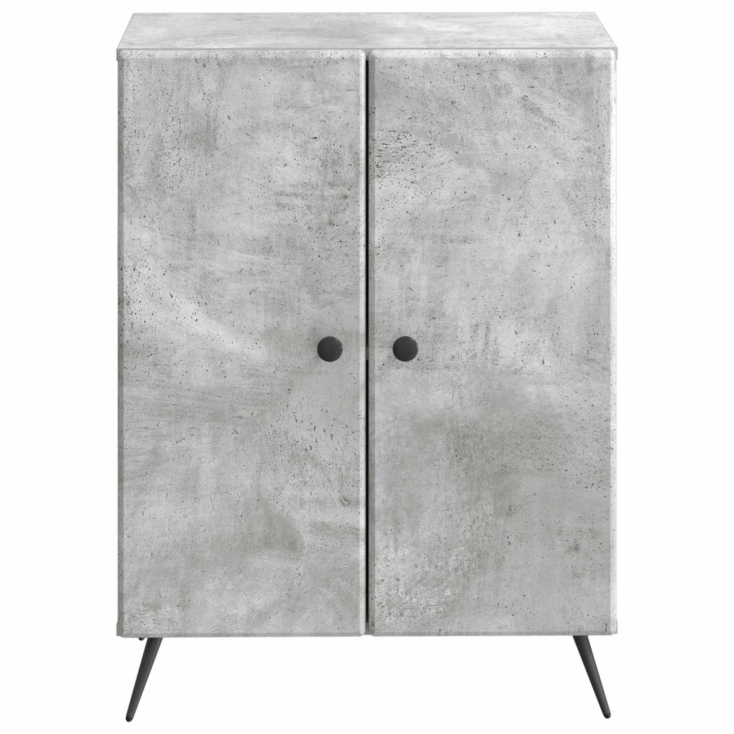 vidaXL Bathroom Storage Cainet BREDA Concrete Grey 59.5 x 31 x 80 cm 4