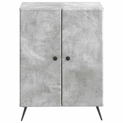 vidaXL Bathroom Storage Cainet BREDA Concrete Grey 59.5 x 31 x 80 cm 4