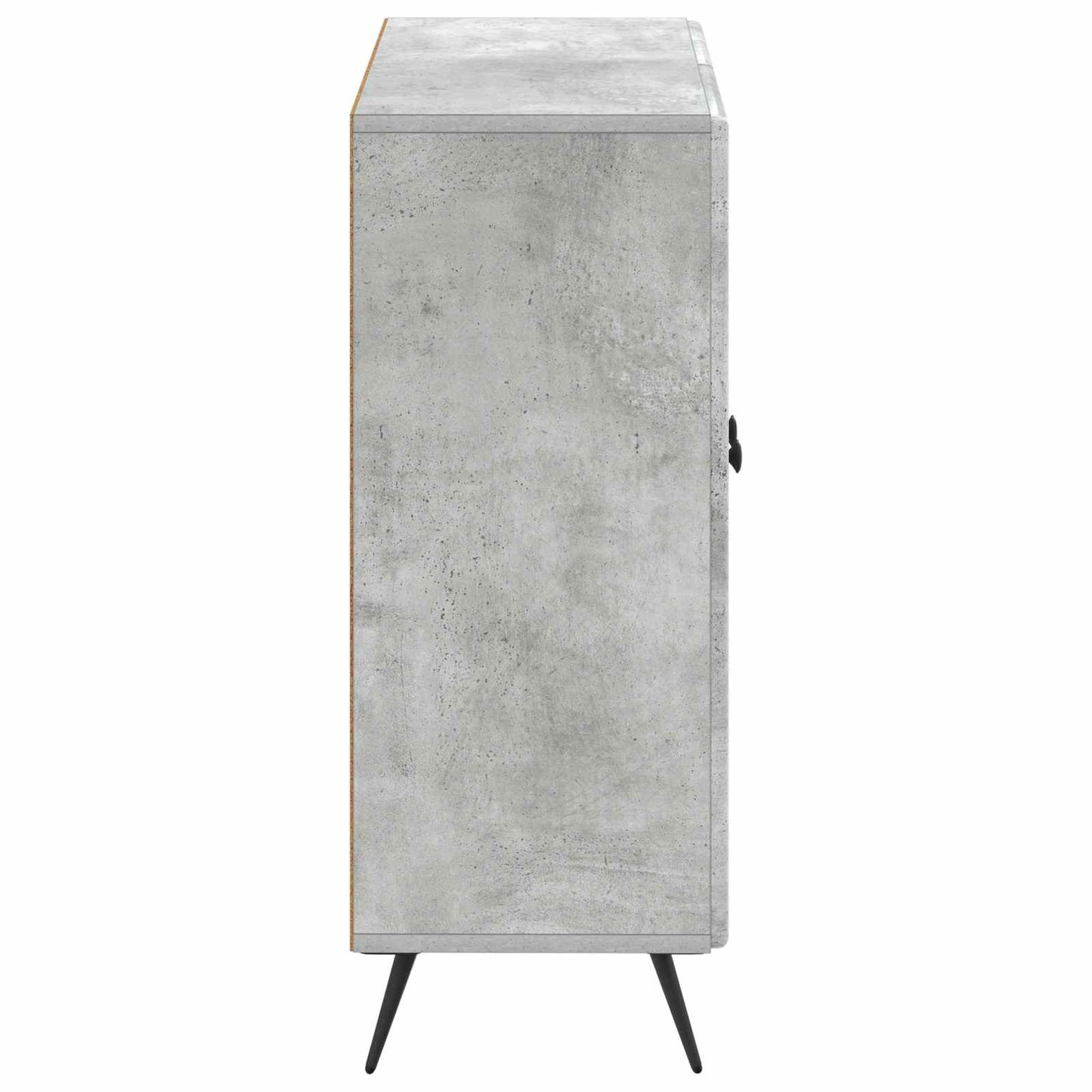 vidaXL Bathroom Storage Cainet BREDA Concrete Grey 59.5 x 31 x 80 cm 5