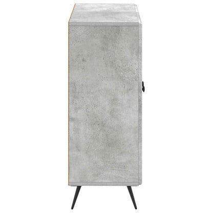 vidaXL Bathroom Storage Cainet BREDA Concrete Grey 59.5 x 31 x 80 cm 5