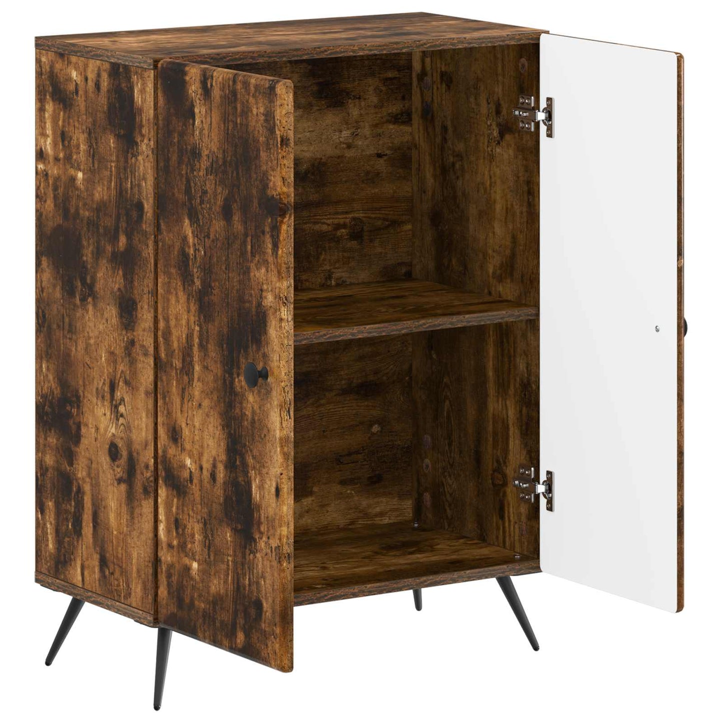 vidaXL Bathroom Storage Cainet BREDA Smoked Oak 59.5 x 31 x 80 cm 3