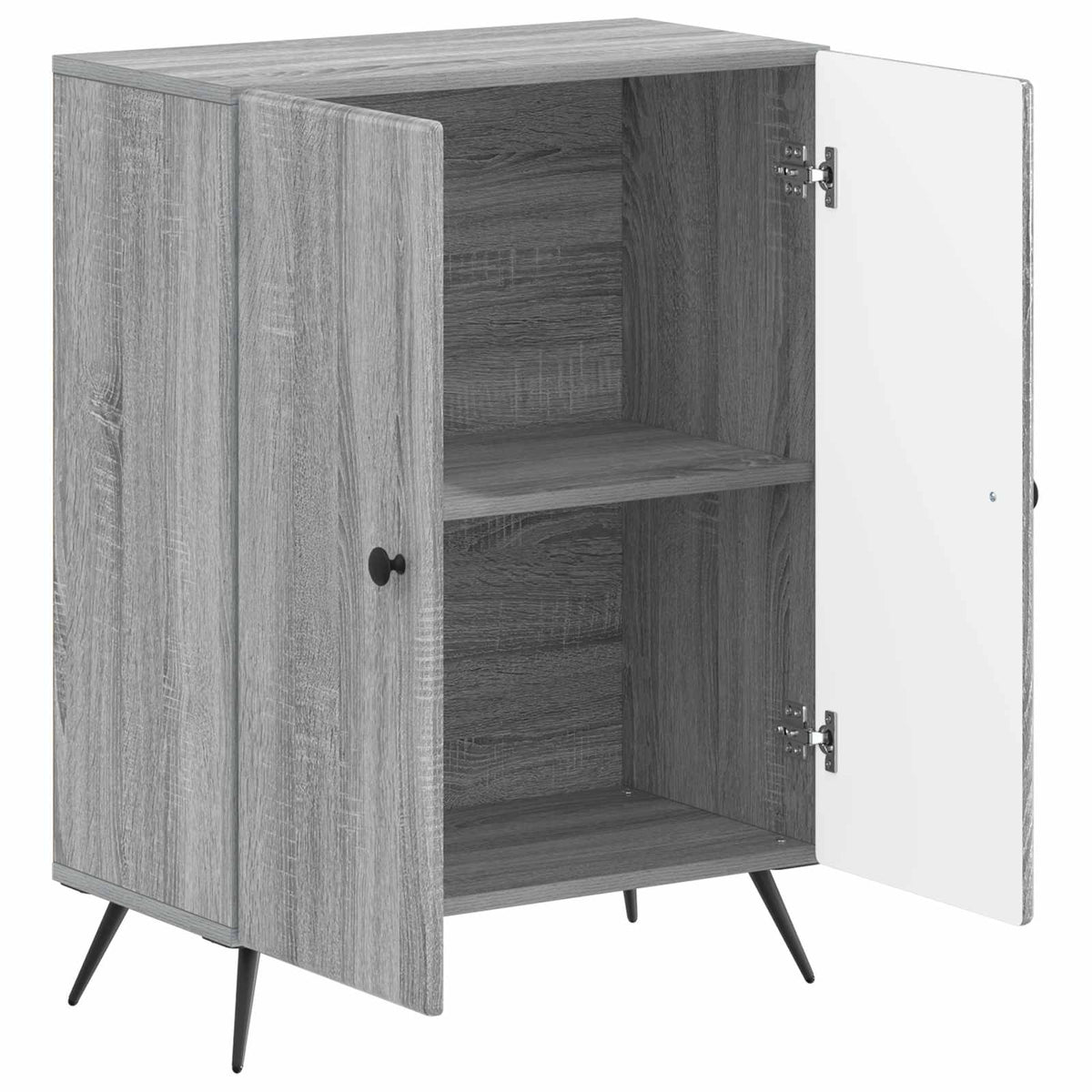 Bathroom Storage Cainet BREDA 59.5 x 31 x 80 cm Grey sonoma