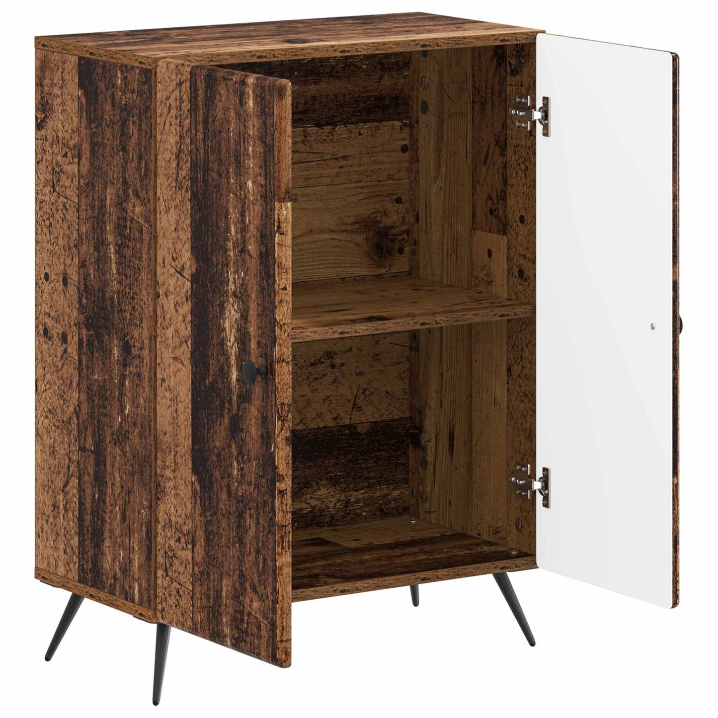 vidaXL Bathroom Storage Cainet BREDA Old Wood 59.5 x 31 x 80 cm 3