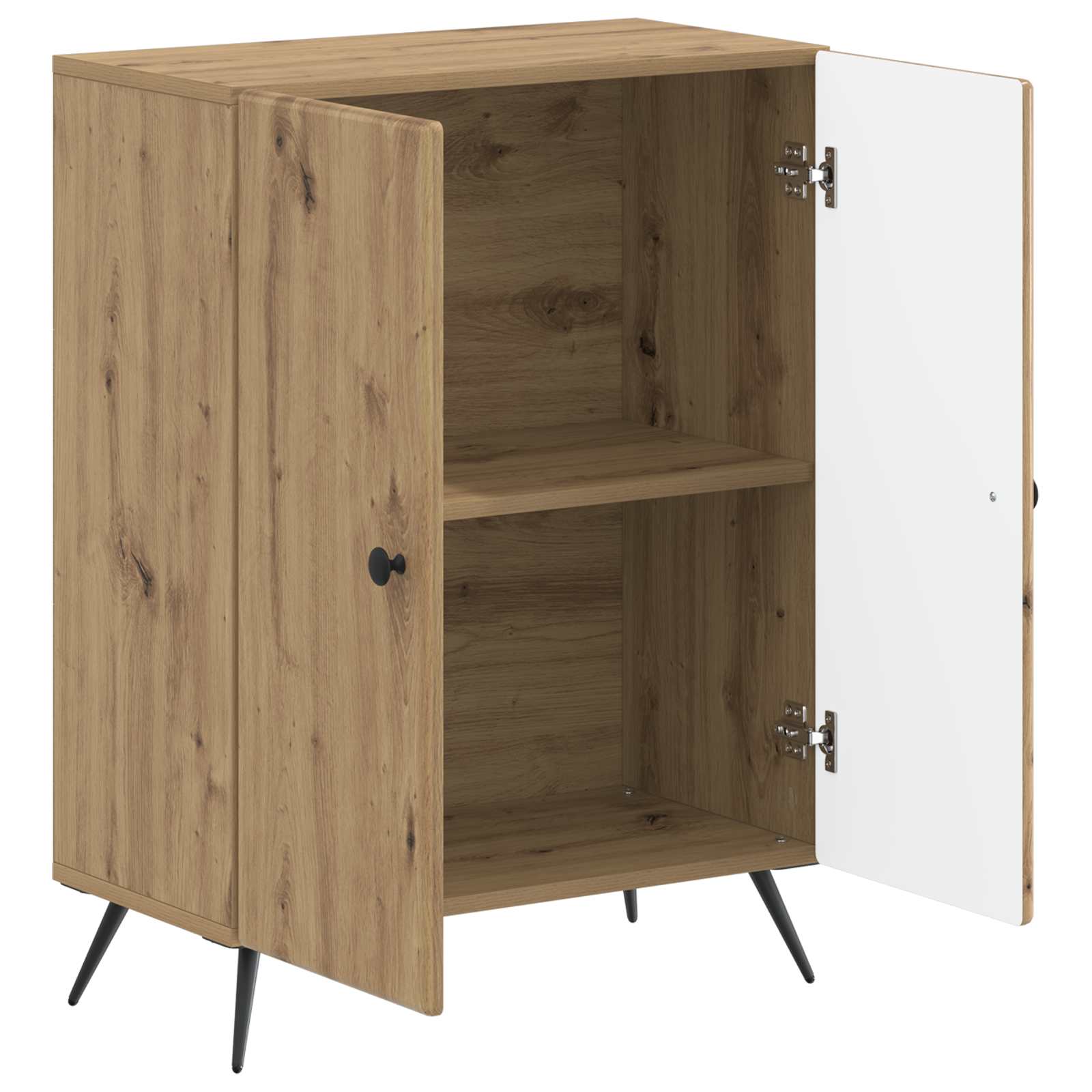 vidaXL Bathroom Storage Cainet BREDA Artisan Oak 59.5 x 31 x 80 cm 3