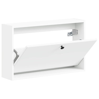 vidaXL Wall-Mounted Shoe Cabinet BREDA 71 x 17 x 43 cm Engineered Wood 3
