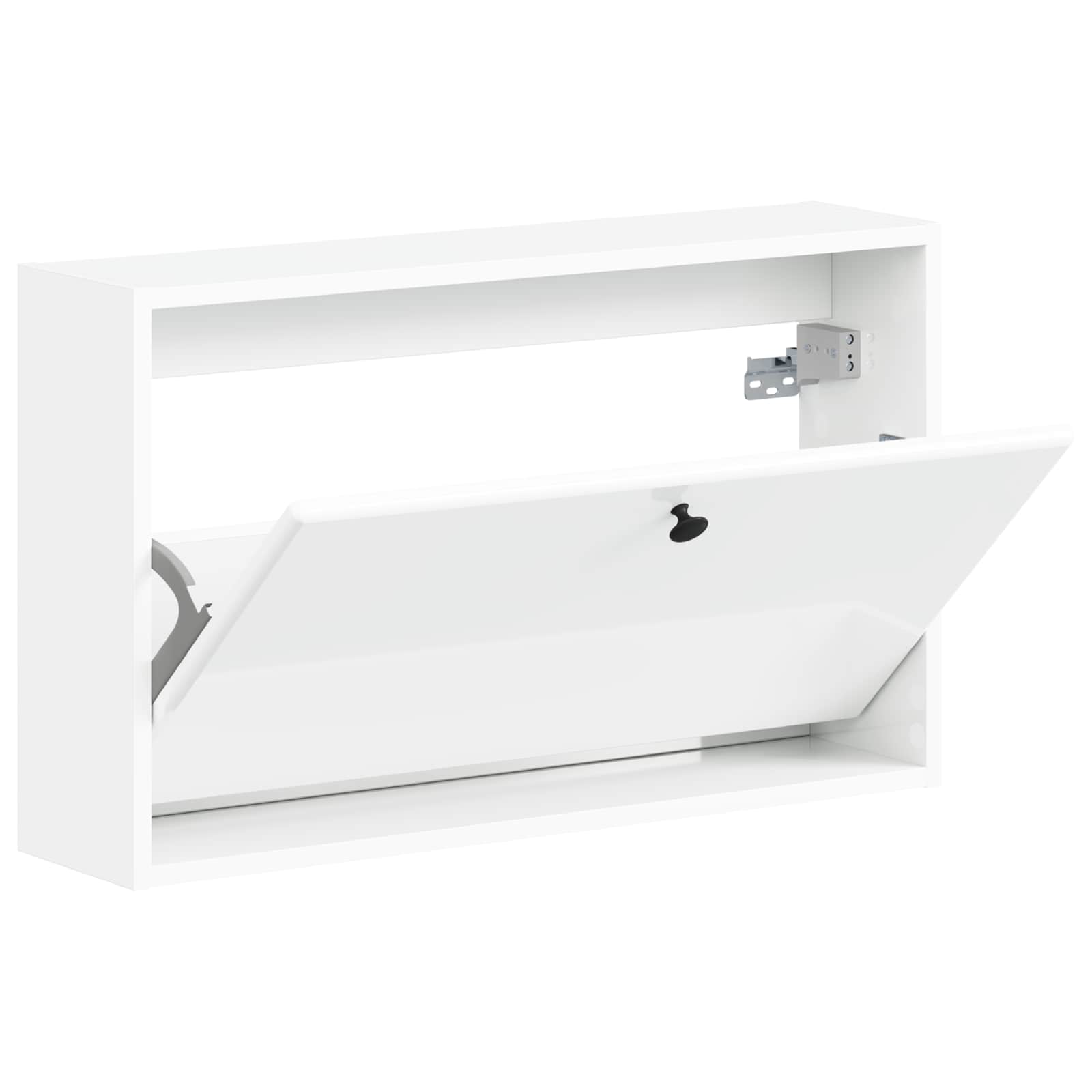 vidaXL Wall-Mounted Shoe Cabinet BREDA 71 x 17 x 43 cm Engineered Wood 3