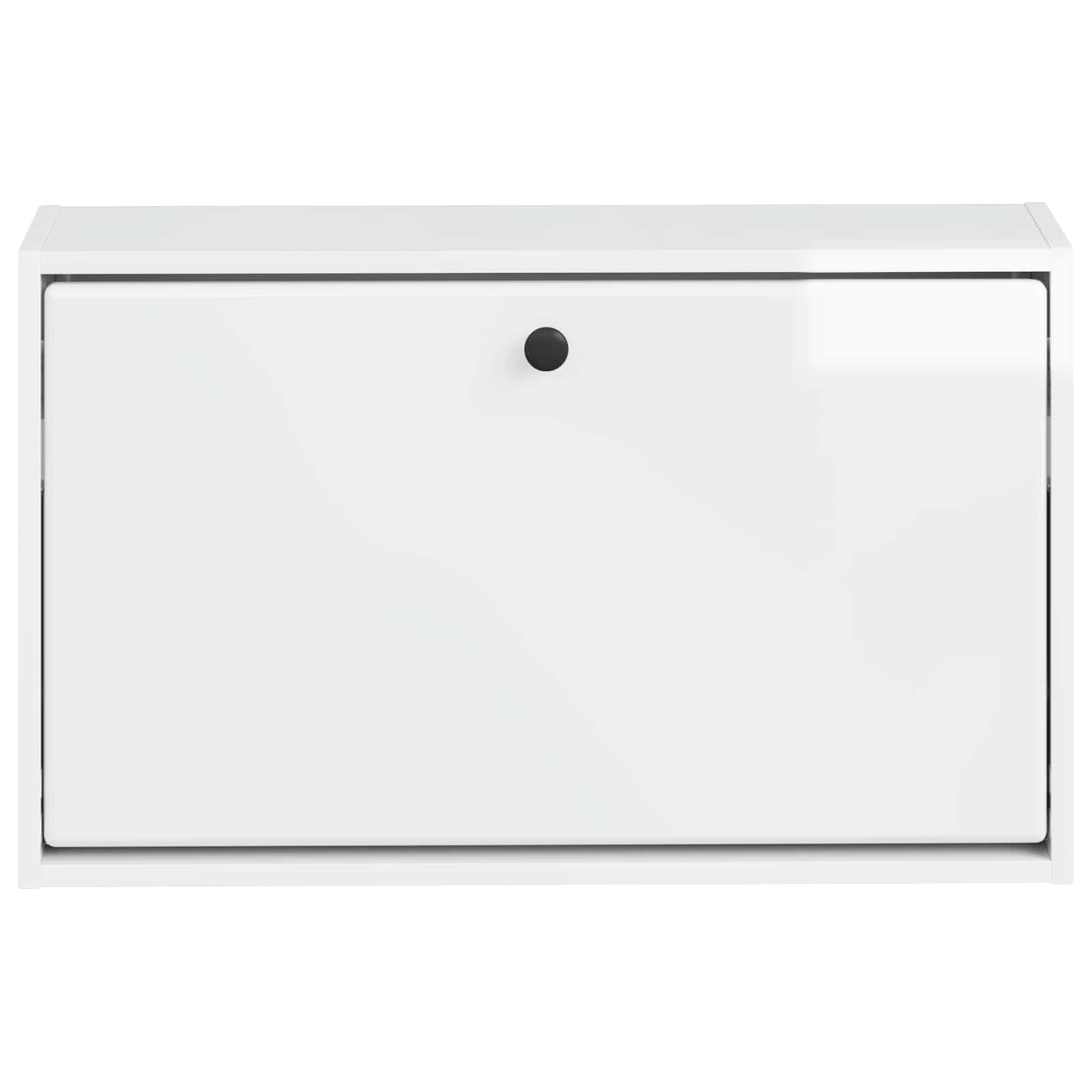 vidaXL Wall-Mounted Shoe Cabinet BREDA 71 x 17 x 43 cm Engineered Wood 4