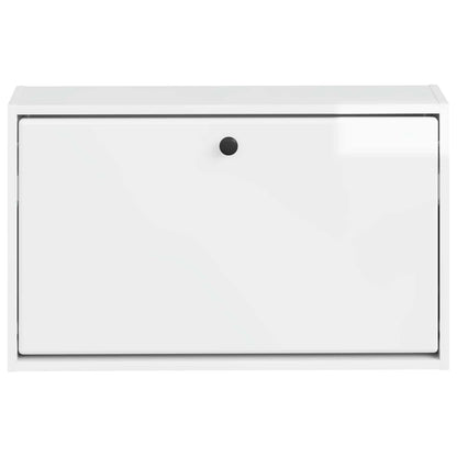 vidaXL Wall-Mounted Shoe Cabinet BREDA 71 x 17 x 43 cm Engineered Wood 4