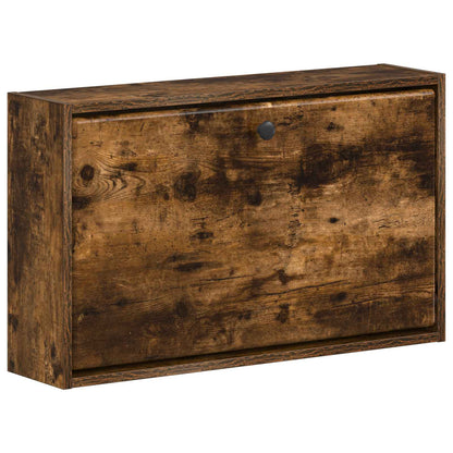 vidaXL Wall-Mounted Shoe Cabinet BREDA 71 x 17 x 43 cm Engineered Wood 2