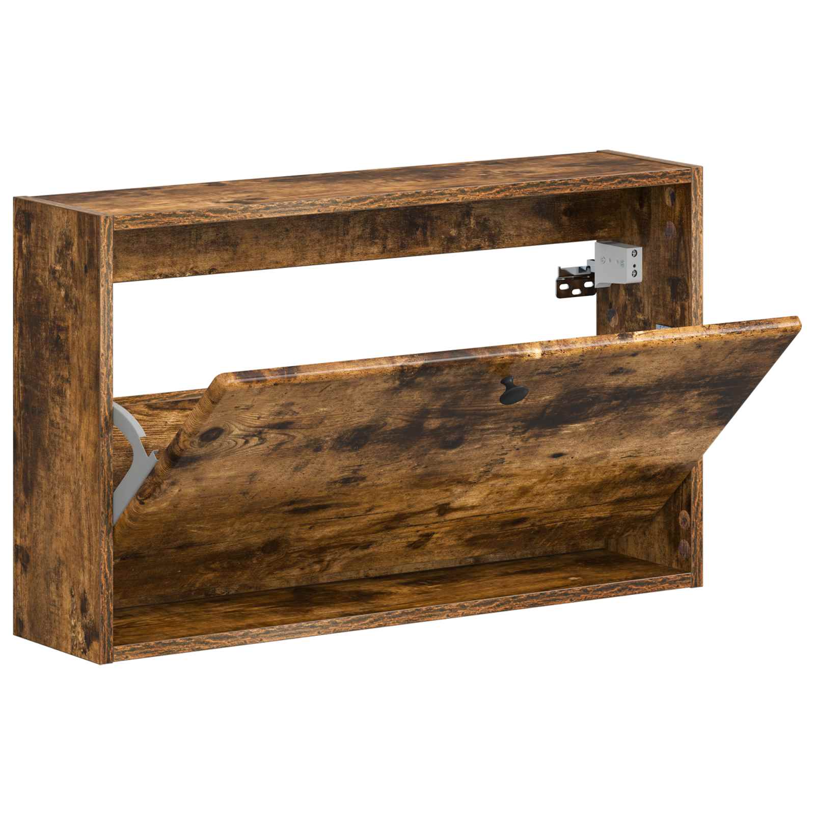 vidaXL Wall-Mounted Shoe Cabinet BREDA 71 x 17 x 43 cm Engineered Wood 3