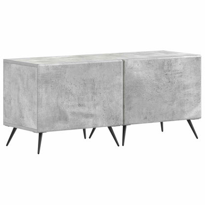 TV Cabinet Engineered Wood Concrete grey