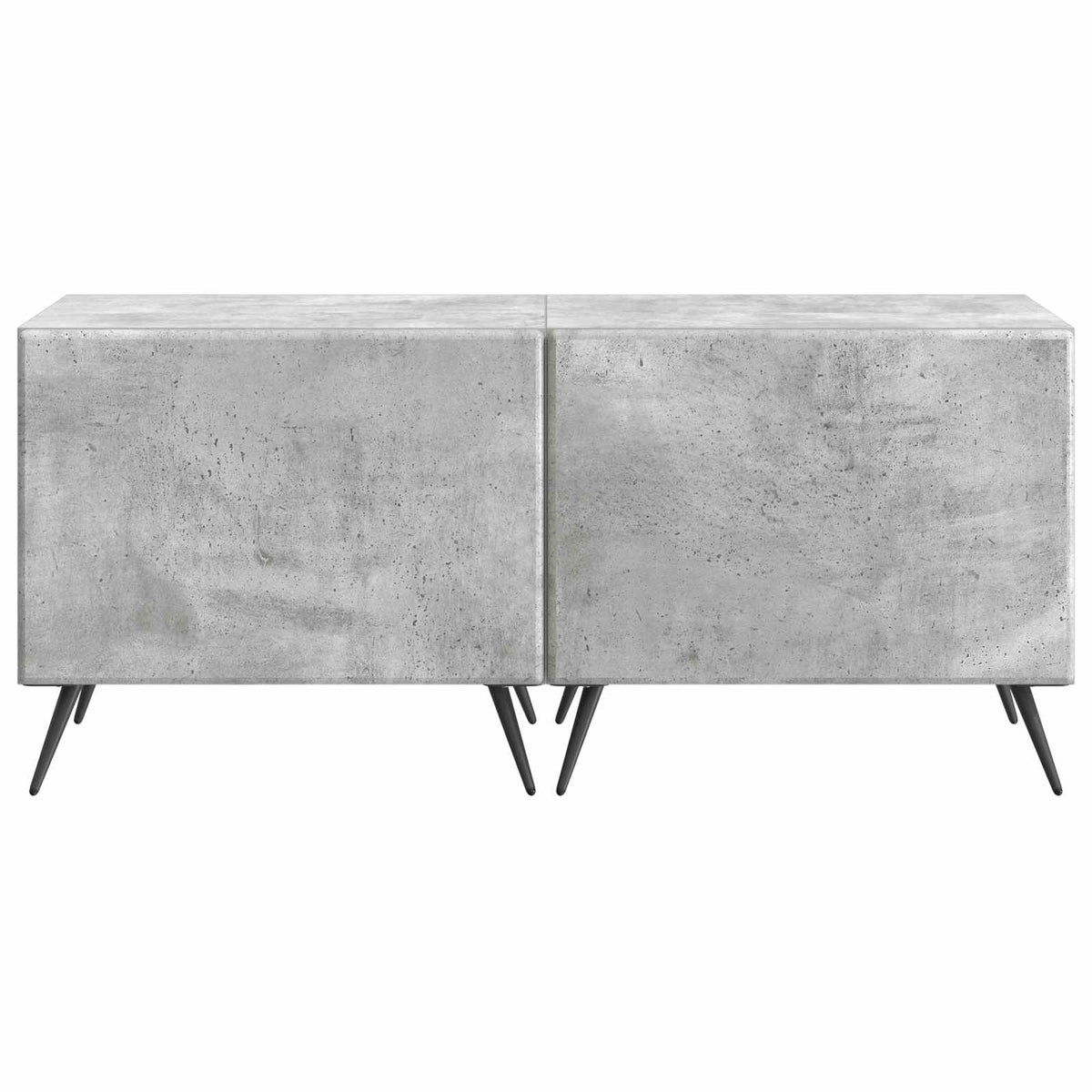 vidaXL TV Cabinet Concrete Grey Engineered Wood 6