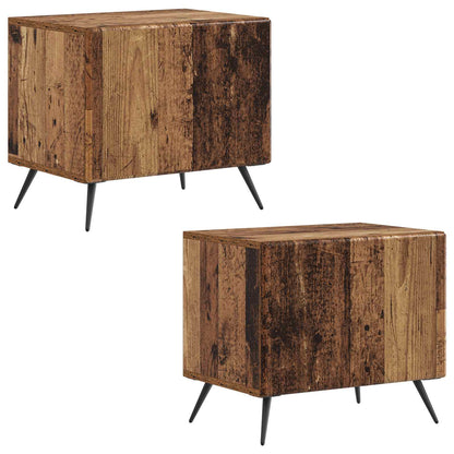 vidaXL TV Cabinet Old Wood Engineered Wood 4