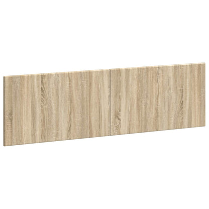 vidaXL Wall-Mounted Headboard BREDA Sonoma Oak Engineered Wood 2