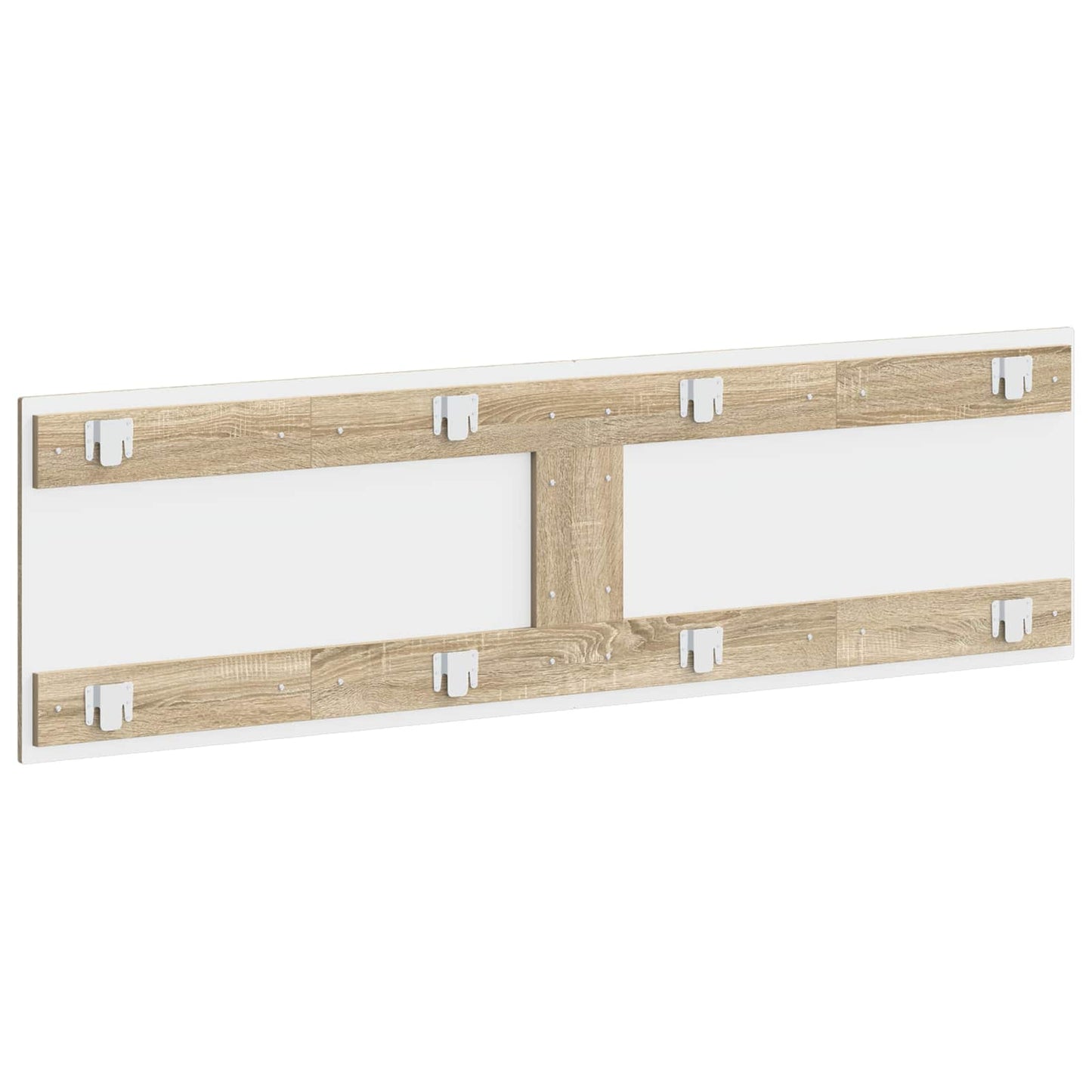 vidaXL Wall-Mounted Headboard BREDA Sonoma Oak Engineered Wood 5