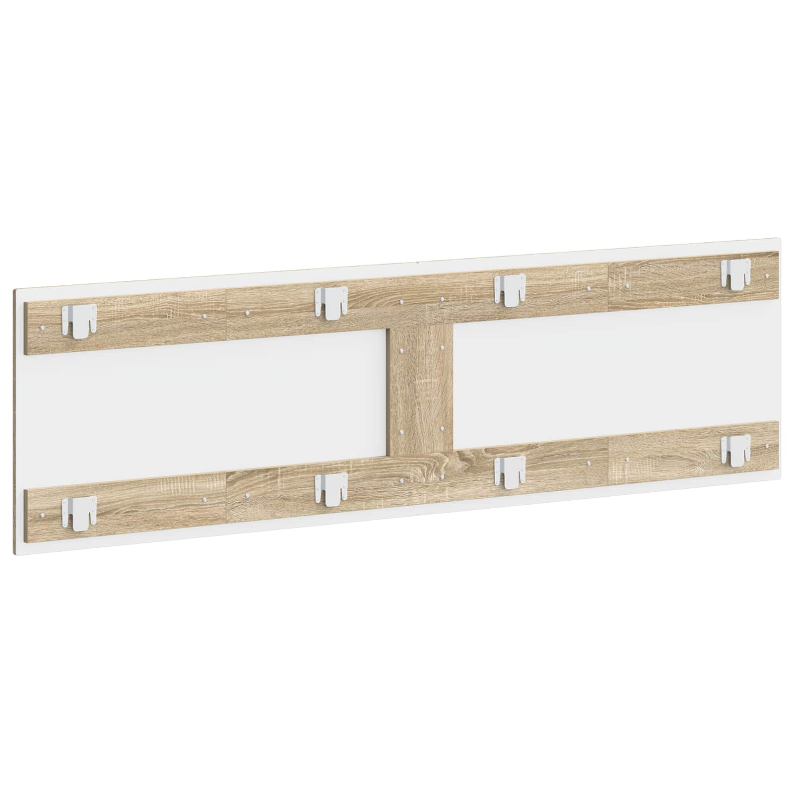 vidaXL Wall-Mounted Headboard BREDA Sonoma Oak Engineered Wood 5