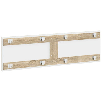 vidaXL Wall-Mounted Headboard BREDA Sonoma Oak Engineered Wood 5