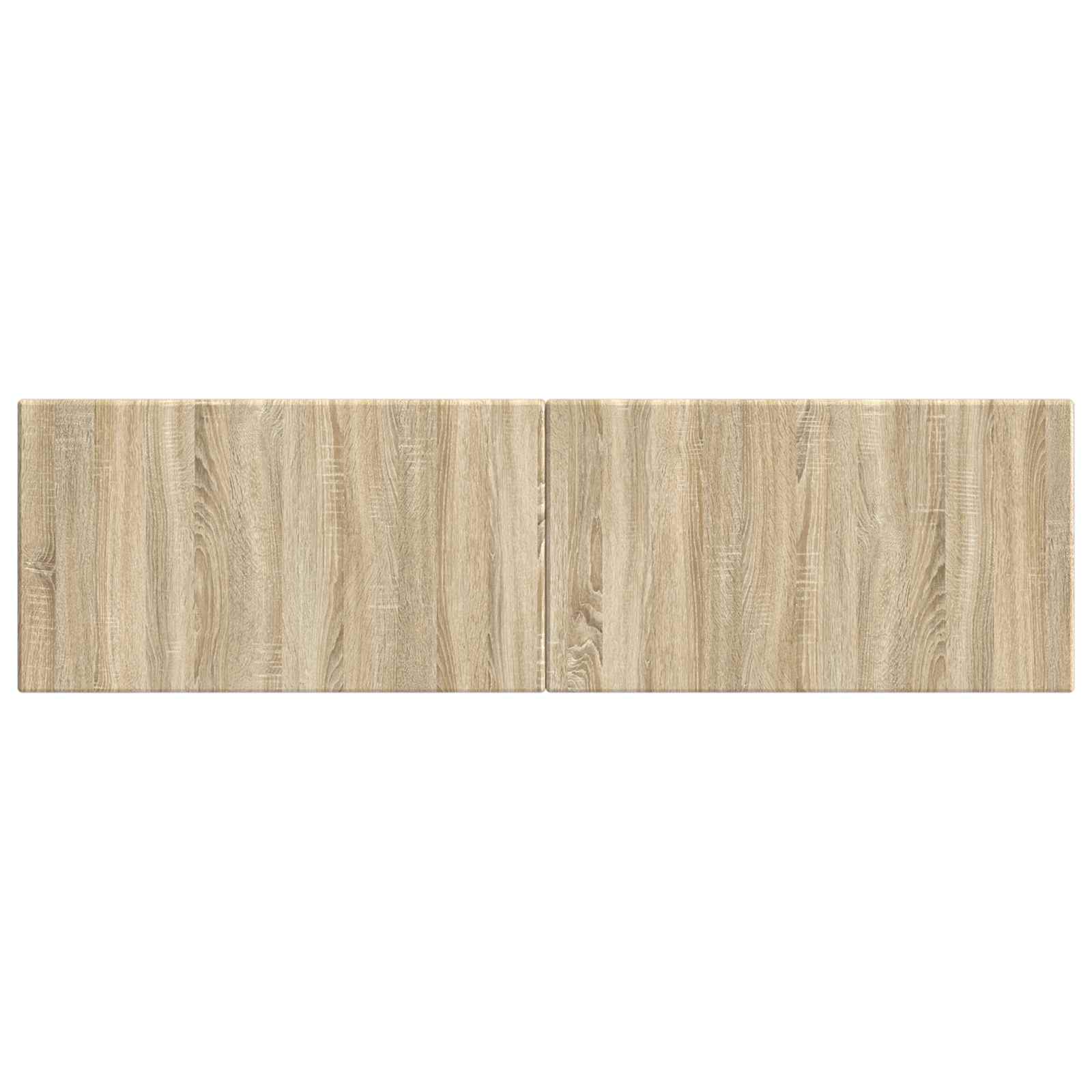 vidaXL Wall-Mounted Headboard BREDA Sonoma Oak Engineered Wood 3