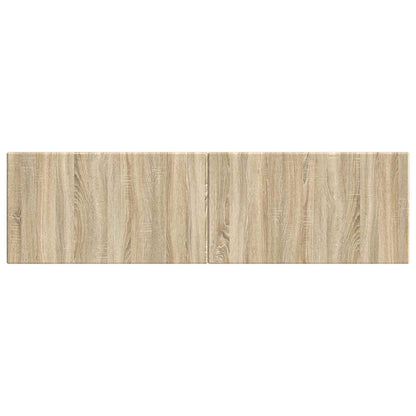 vidaXL Wall-Mounted Headboard BREDA Sonoma Oak Engineered Wood 3