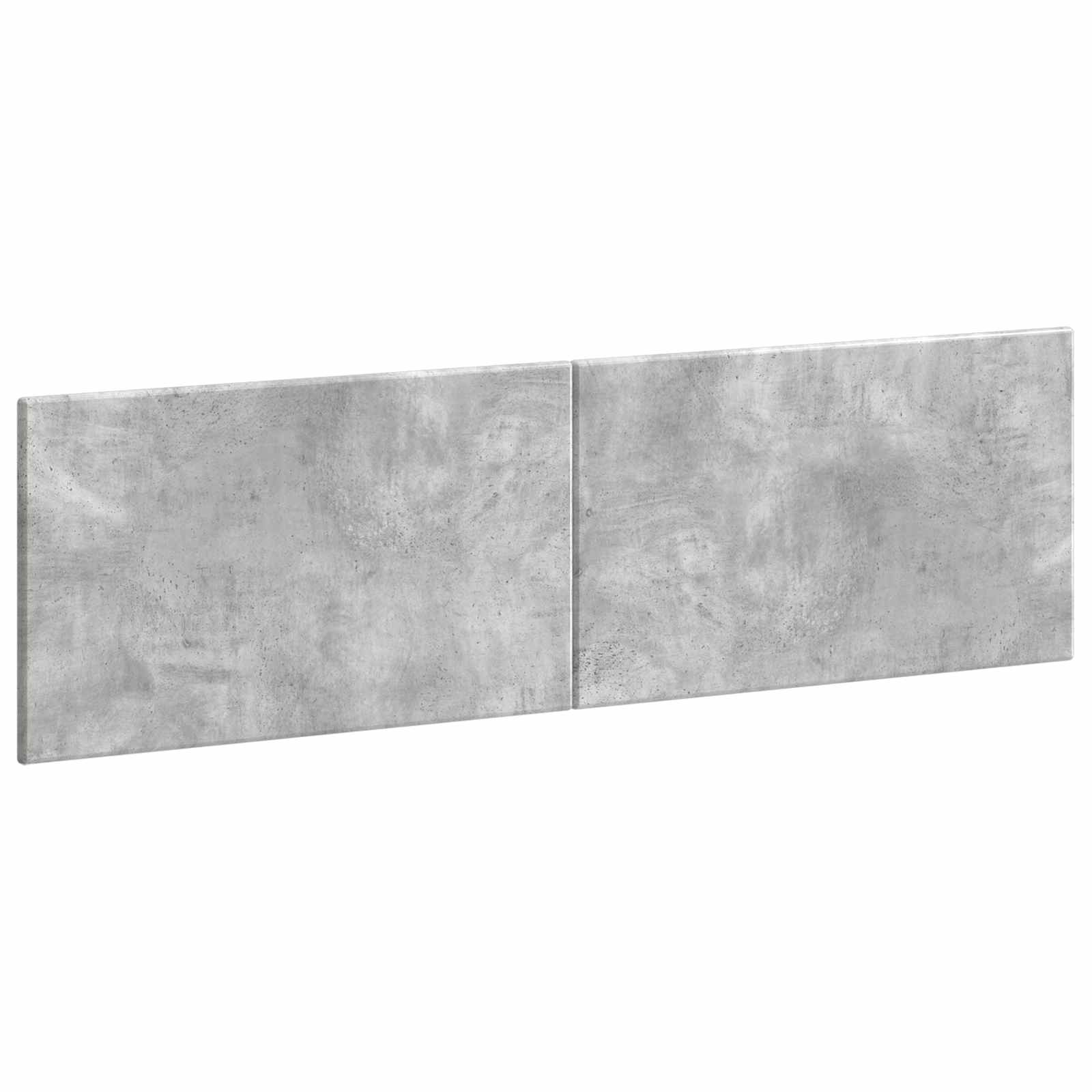vidaXL Wall-Mounted Headboard BREDA Concrete Grey Engineered Wood 2