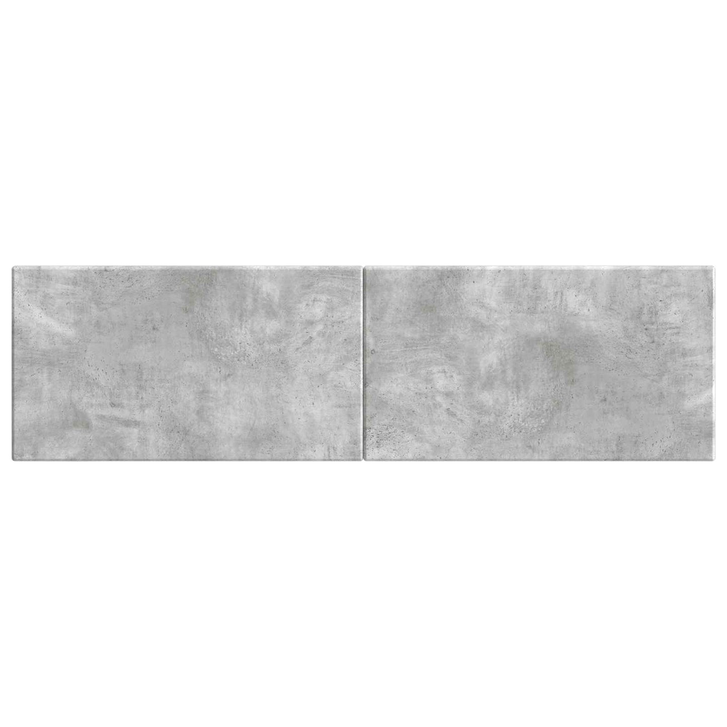 vidaXL Wall-Mounted Headboard BREDA Concrete Grey Engineered Wood 3